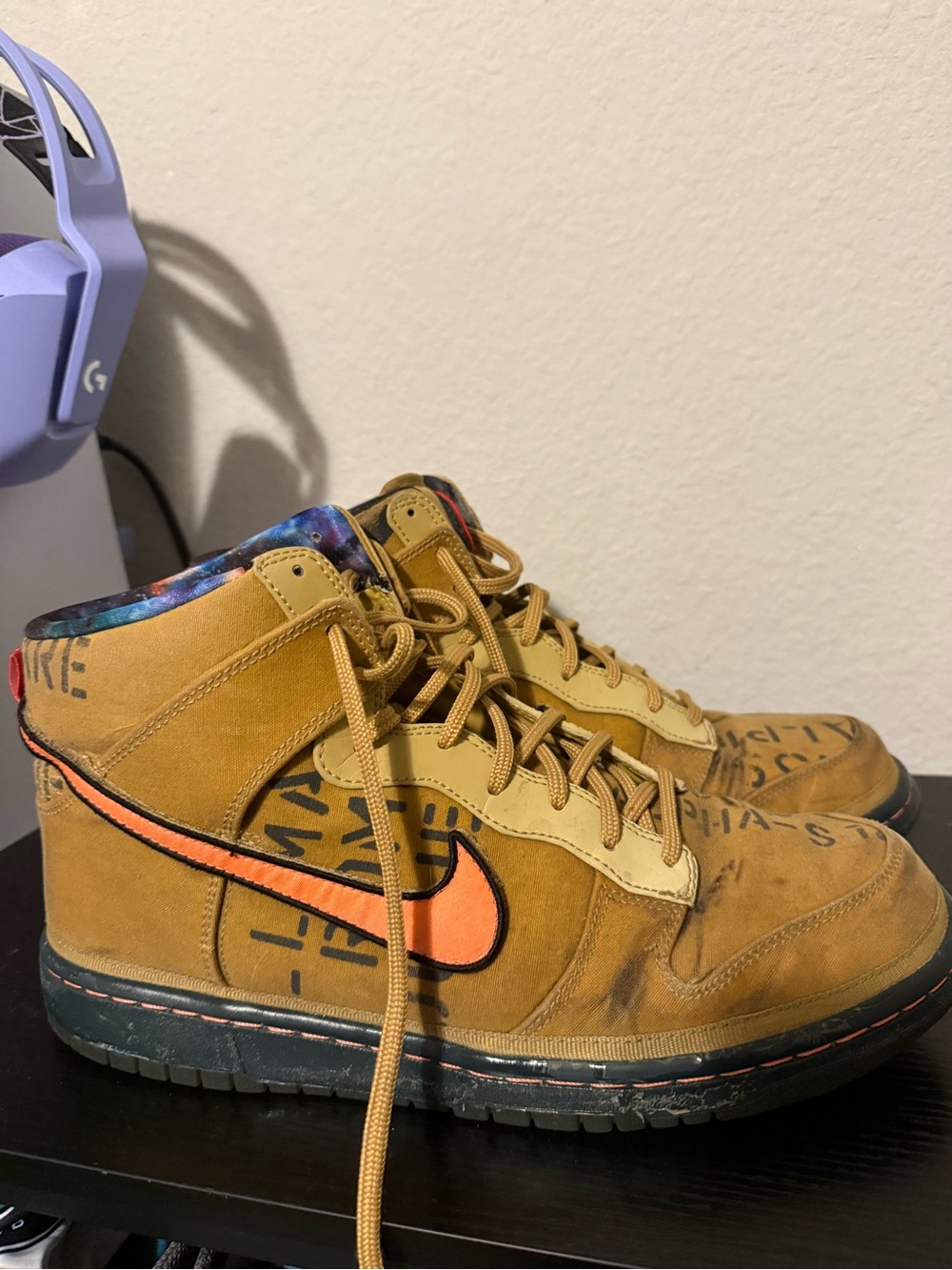 Nike Dunk Hi Premium Qs Galaxy 503766-780 Men’s 10.5